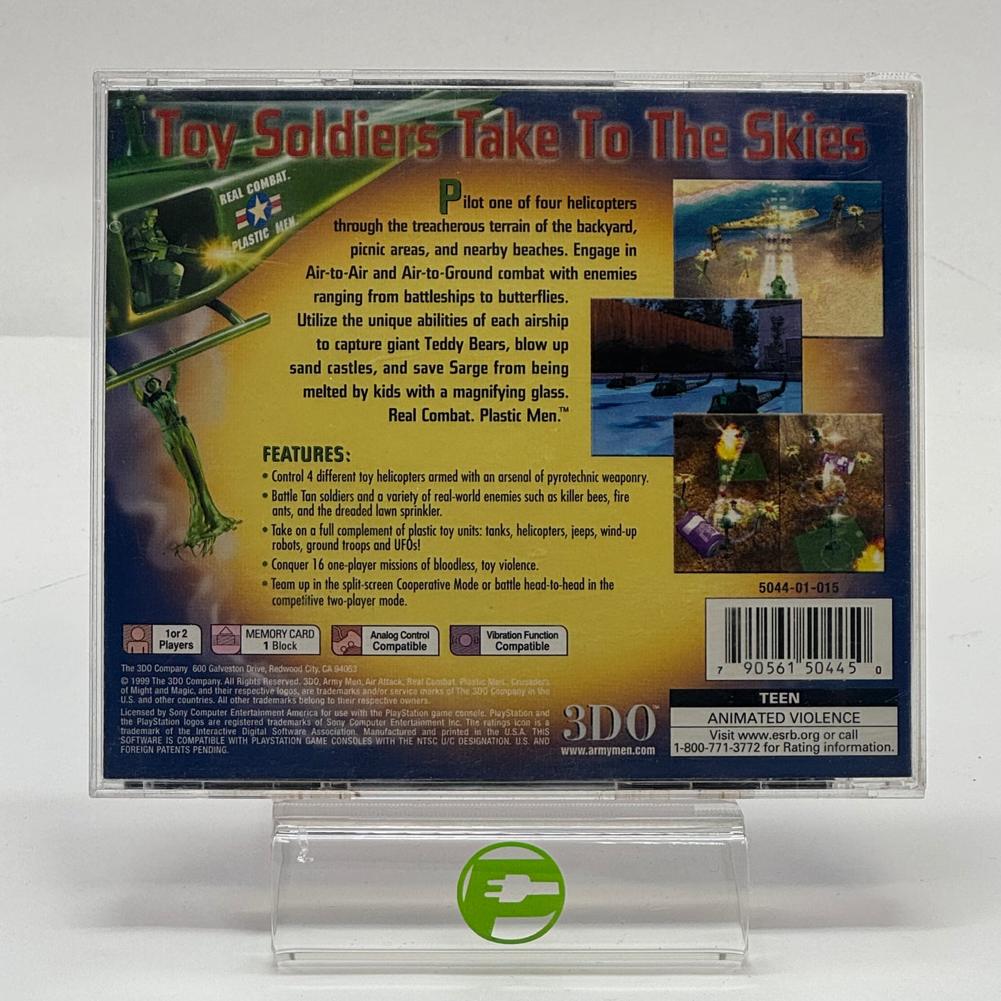 Army Men Air Attack (Sony PlayStation 1 PS1, 1999)