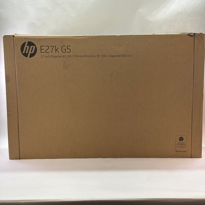 New HP 27" E27K G5 4K UHD LCD IPS Display Monitor