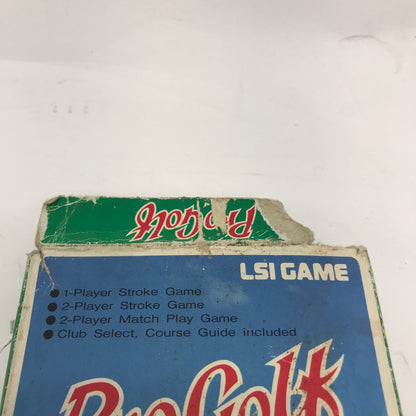 Lsi game Pro Golf Vintage Handheld Bandai Game w Box