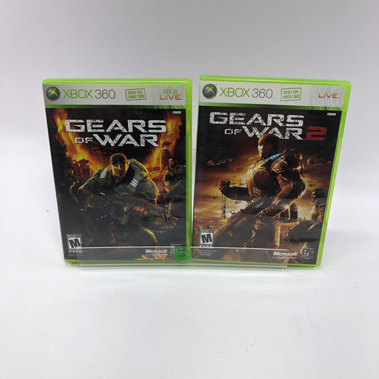Gears of War Bundle [Gears of War and Gears of War 2] 2 Microsoft Xbox 360 Games