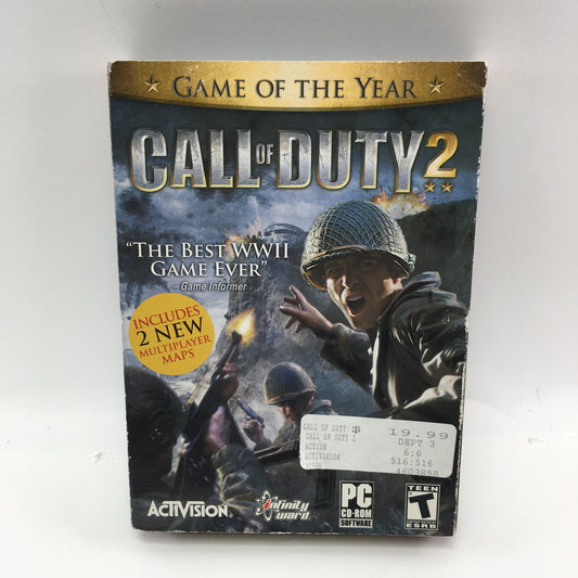 Call of Duty 2 [Game of the Year] (PC, NaN) Complete in Original Box CIB