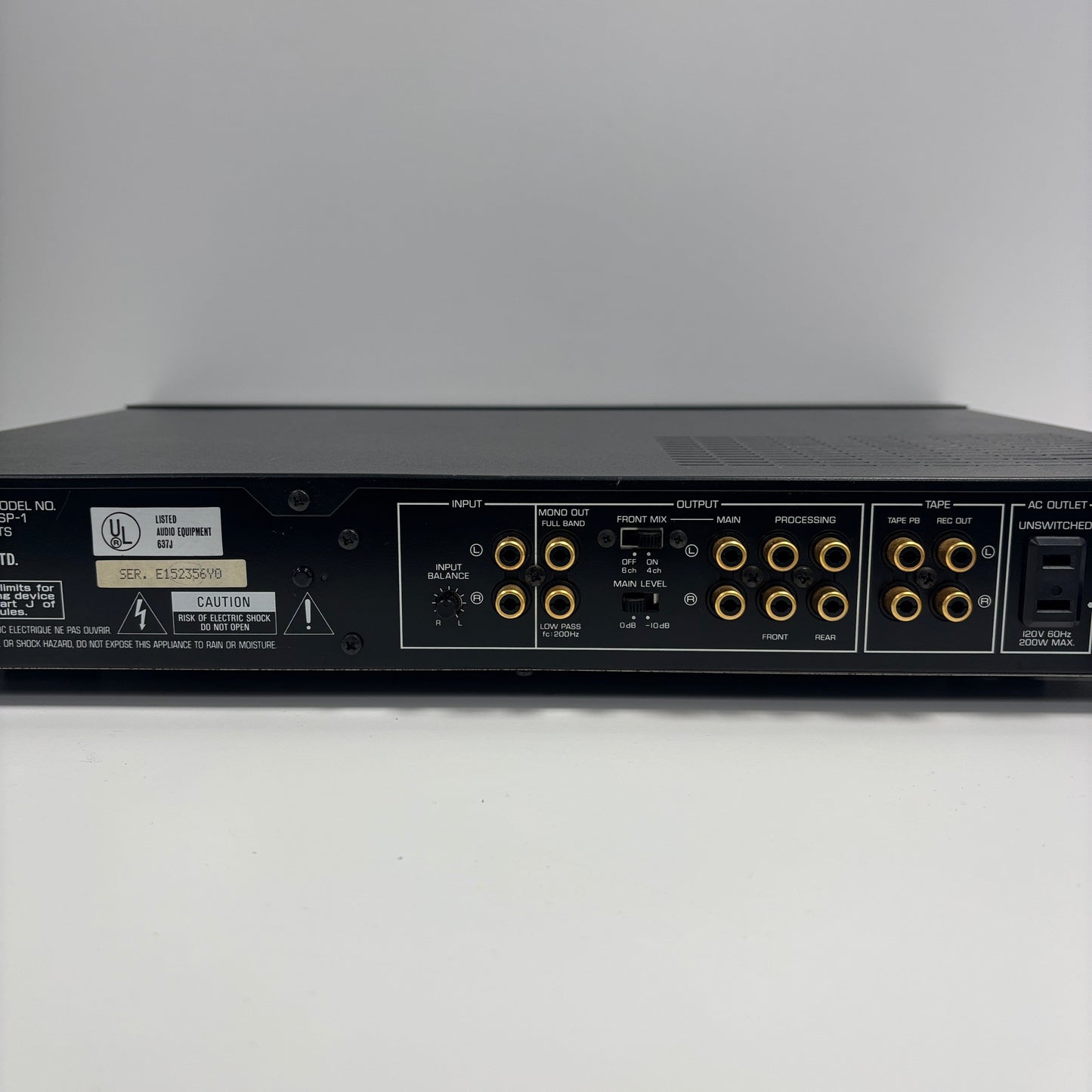 Yamaha DSP-1 Digital Sound Field Processor