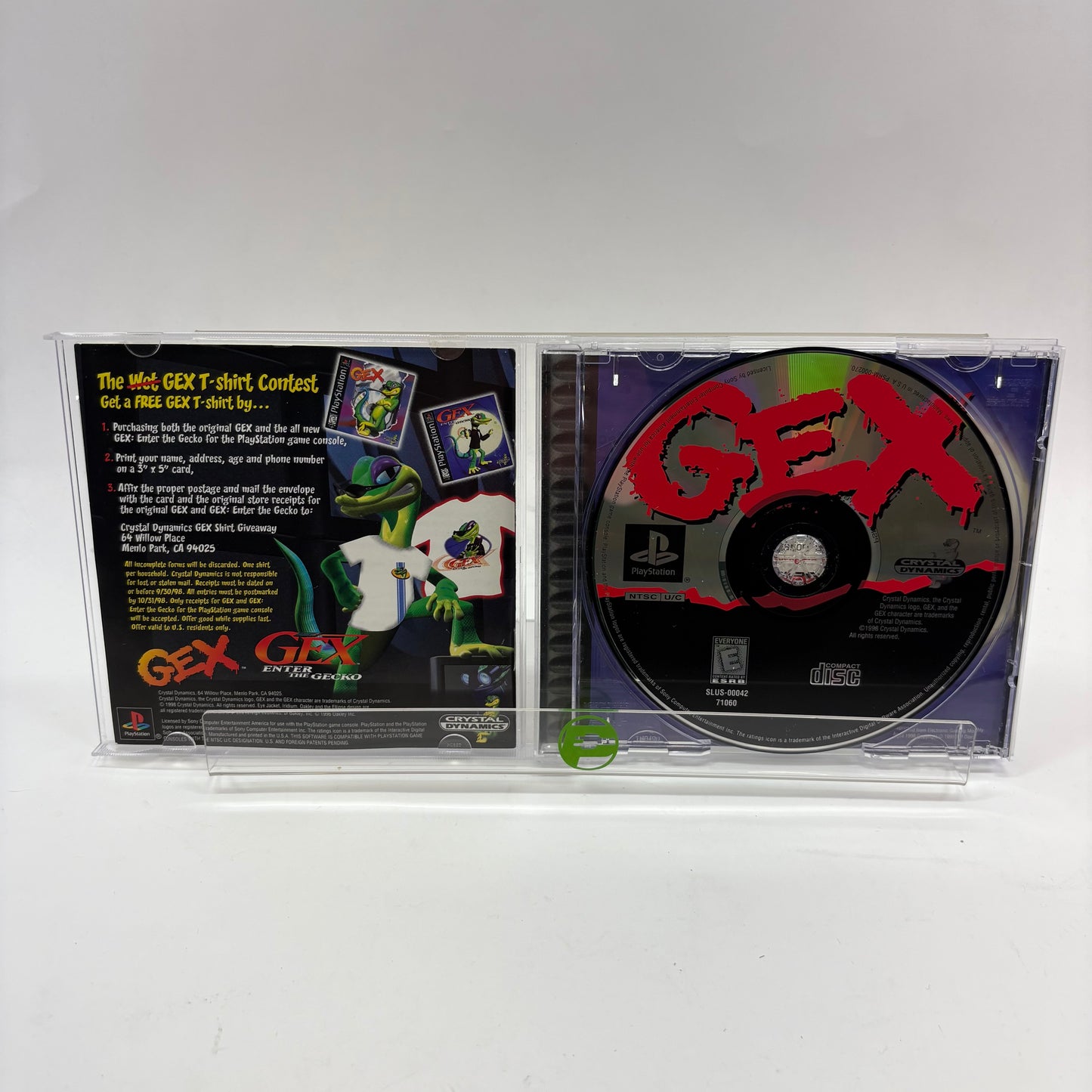 Gex (Sony PlayStation 1 PS1, 1995)