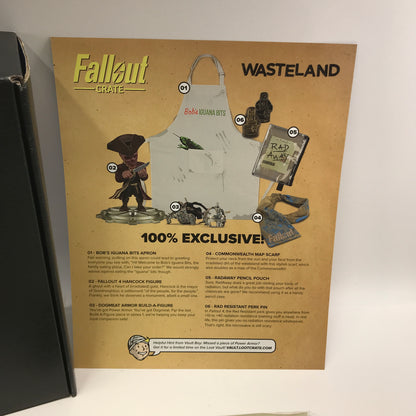 Fallout Loot Crate #6 Wasteland w Original Box and All Inserts Complete