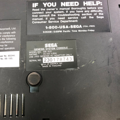 Broken Sega Genesis Model 2 Video Game Console Lot of 4 MK-1631 Parts or Repair