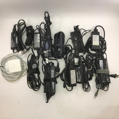 Lot of 12 - HP, Dell, Apple, Lenovo, LiteOn Computer Power Supply Adapters