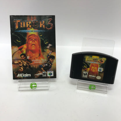 Turok 3 Shadow of Oblivion (Nintendo 64 N64, 1998) Tested Works