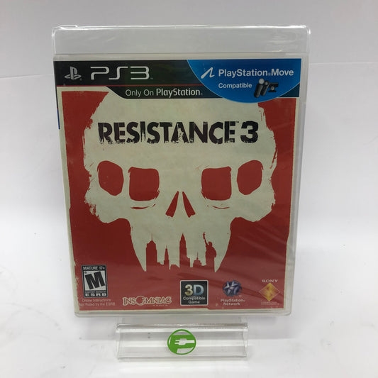 New Resistance 3 (Sony PlayStation 3 PS3, 2011) Factory Sealed