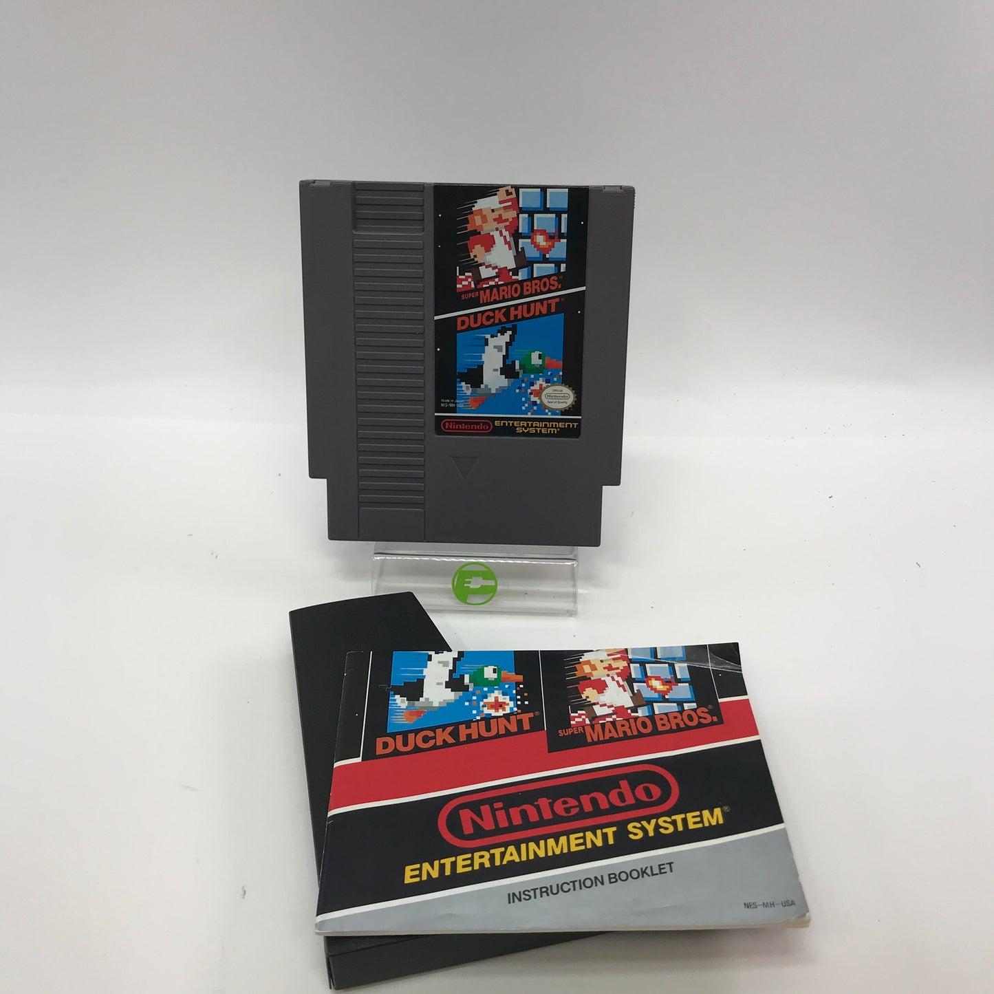 Nintendo NES Zapper Controller NES-005 Orange w Manual and Mario/Duck Hunt