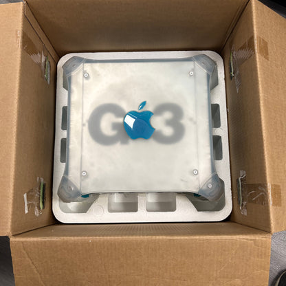 1998 Apple Power Macintosh G3 G3 300-MHz 64MB 6GB HDD Crystal Blue M5183 CIB