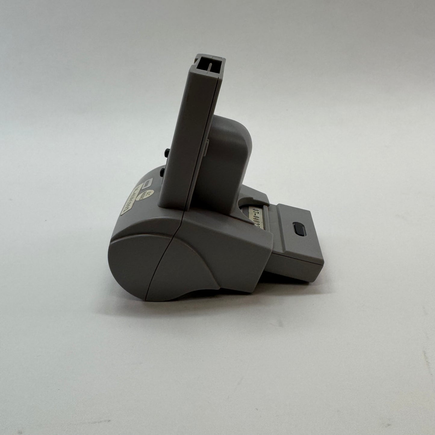 Untested Nintendo 64 Jumper Pak (NUS-008)+TremorPakPlus/Memory Card (P-385/P-302) Black/Gray