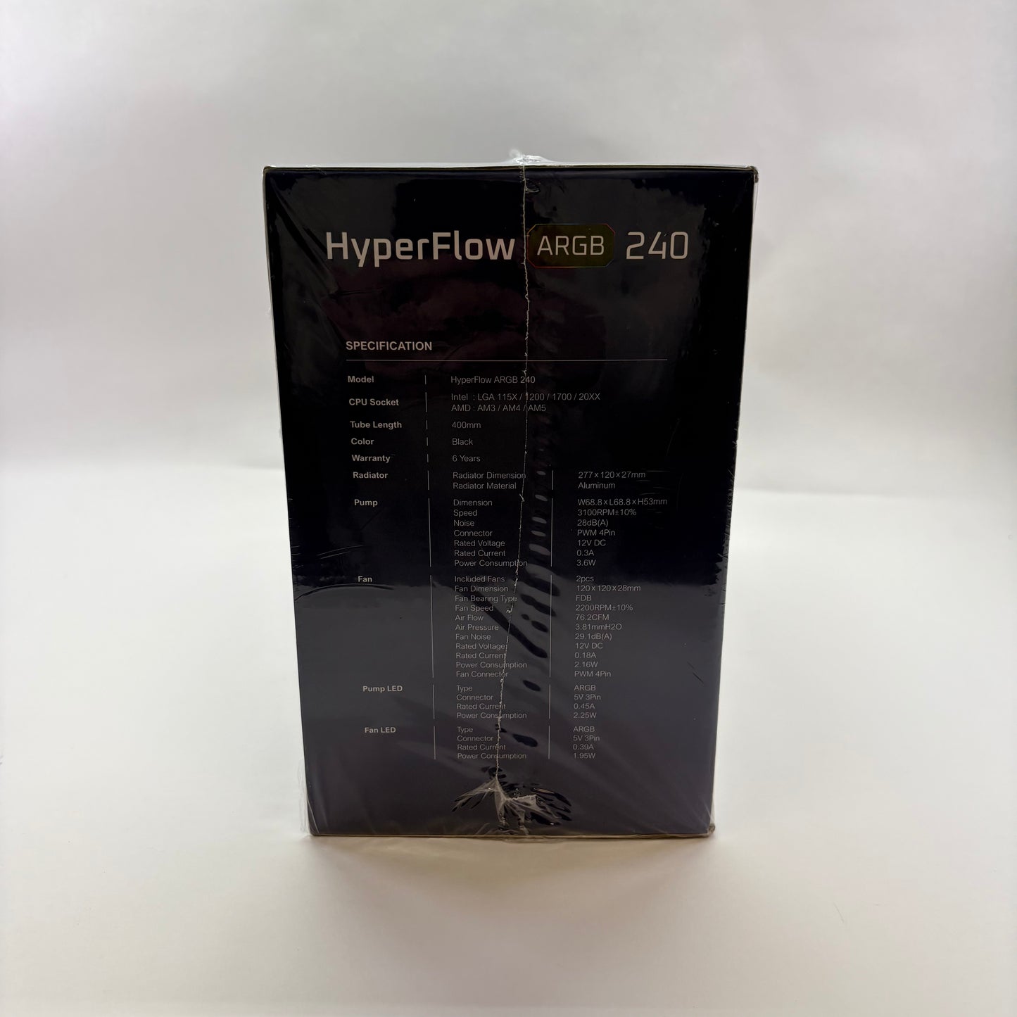 New Montech Hyperflow ARGB 240 Liquid Cooler 4710562740820