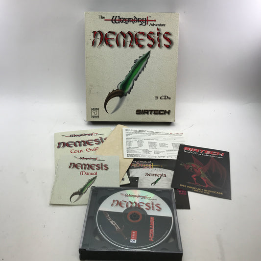 The Wizardry Adventure Nemesis (PC, 1996) Complete in Original Box w Manuals CIB