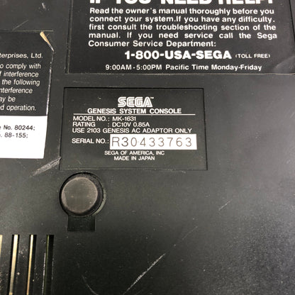 Broken Sega Genesis Model 2 Video Game Console Lot of 4 MK-1631 Parts or Repair