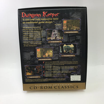 Dungeon Keeper (PC, 1997) Complete in Original Box, CIB