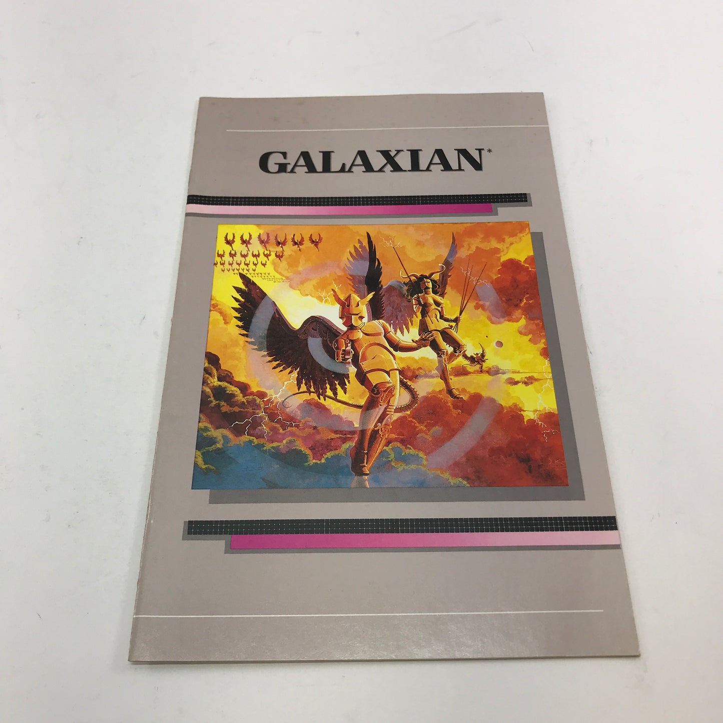 Galaxian (Atari 400, 1981) Cartridge and Manual Only
