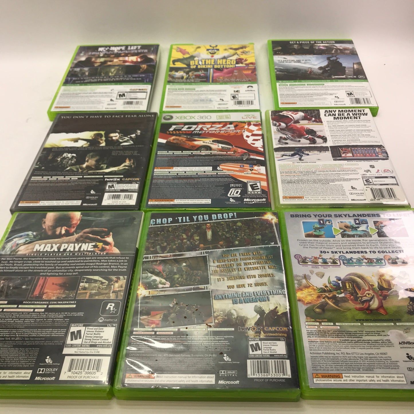 Lot of 133 Microsoft Xbox 360 Games [Call of Duty, Gears of War and More]
