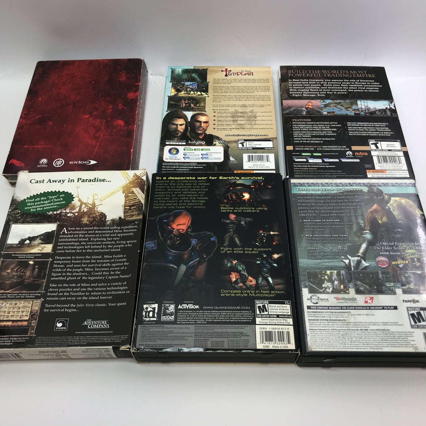 Lot of 36 PC Games [Counter Strike, Battlefield 2, Fable and More]