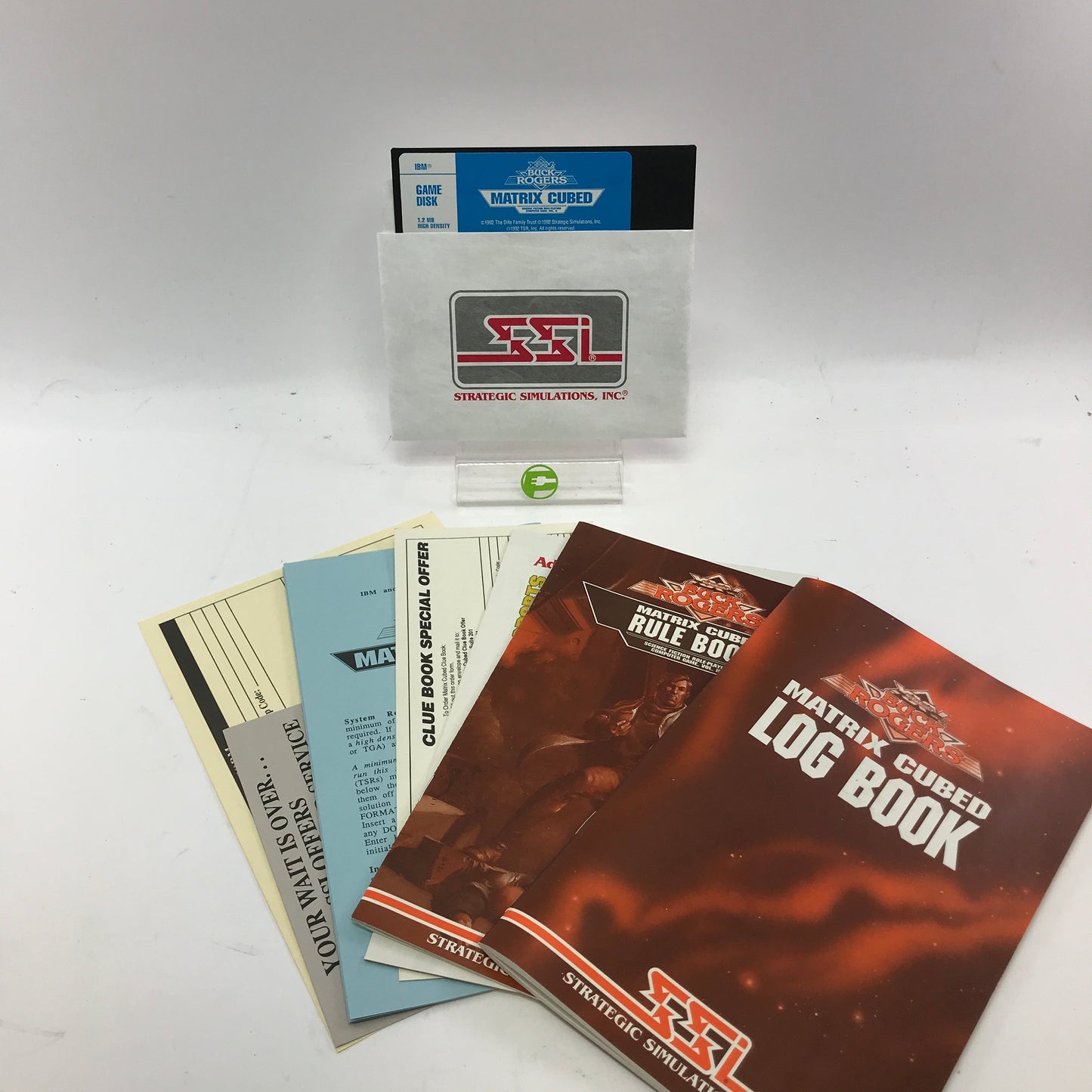 Buck Rogers: Matrix Cubed (PC, 1989) No Clue Book w/ All Other Inserts