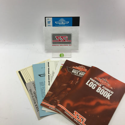 Buck Rogers: Matrix Cubed (PC, 1989) No Clue Book w/ All Other Inserts