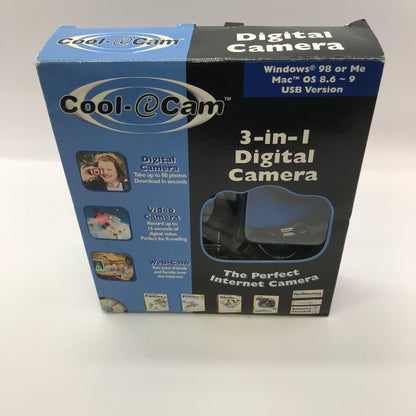 Cool-ICam 3-in-1 Digital Camera Digital Camera CIC-100 w Original Box and Manual