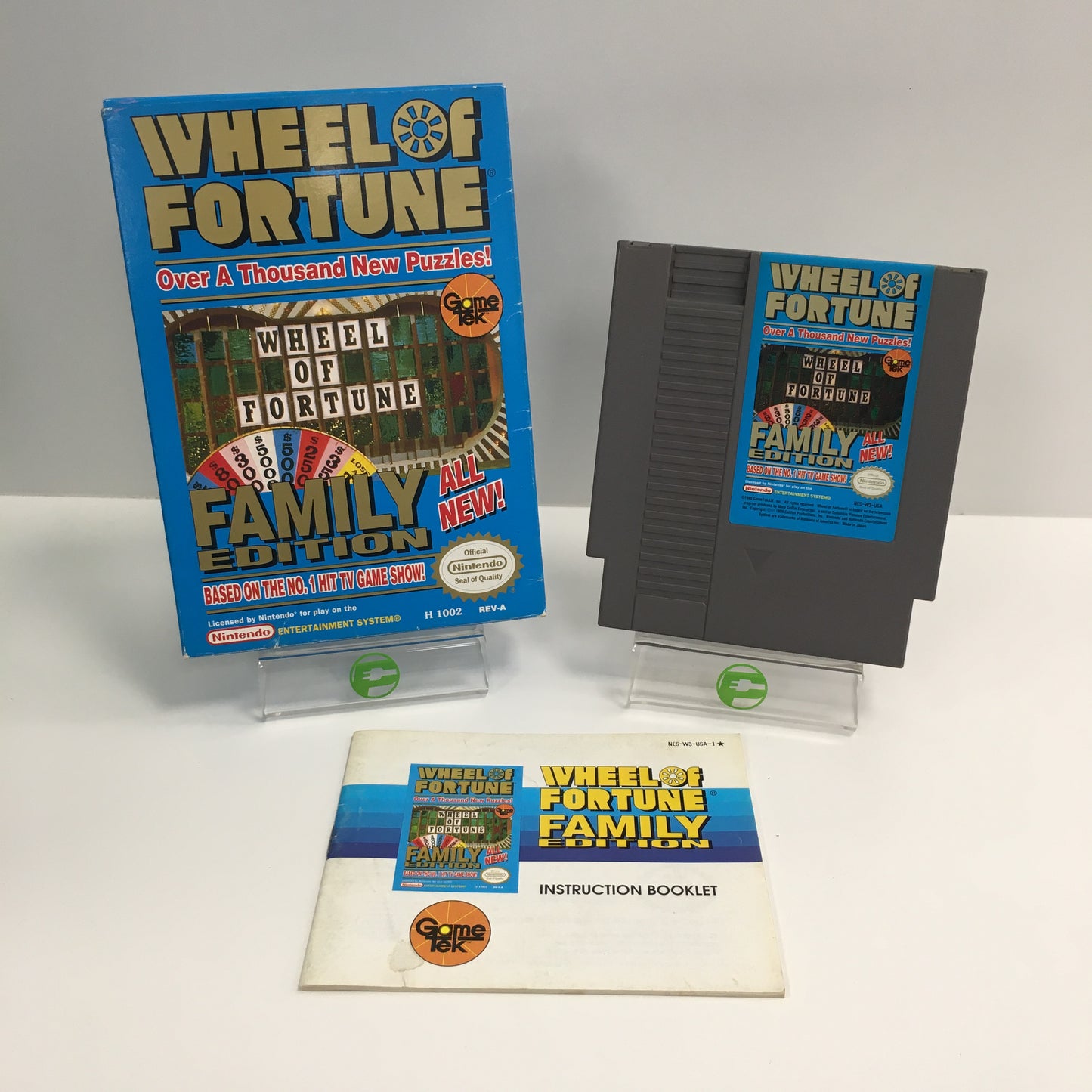 Wheel of Fortune Family Edition (Nintendo NES, Tested Works