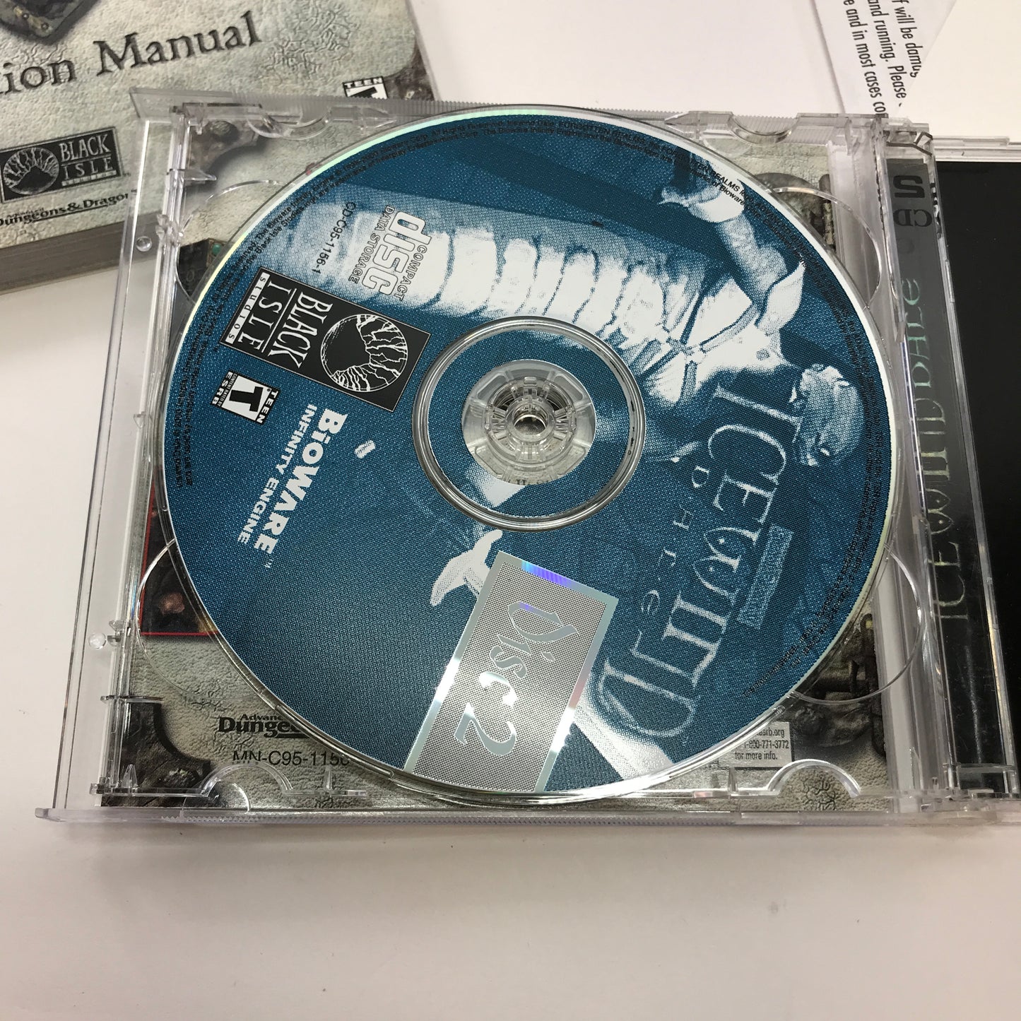 Icewind Dale (PC, 2000) w/ Original Big Box and Manual, No Map