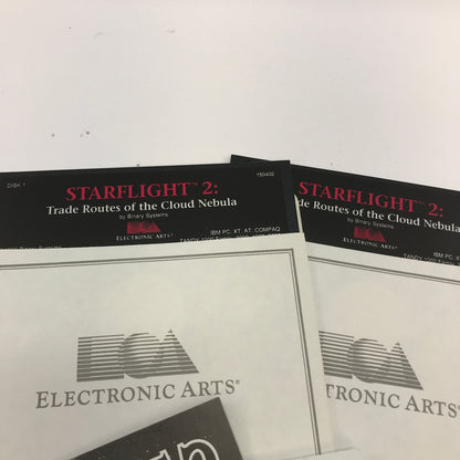 Starflight 2: Trade Routes Of The Cloud Nebula (PC, 1988) CIB