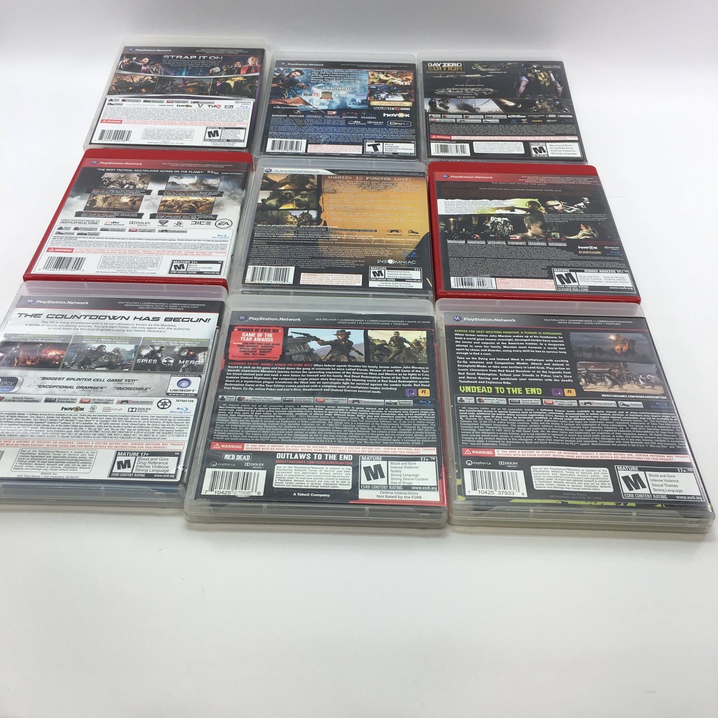 Lot of 57 Sony PlayStation 3 PS3 Games [Call of Duty, Grand Theft Auto and More]
