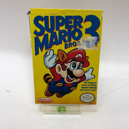 Super Mario Bros. 3 (Nintendo NES, 1988) w/ Original Box and Manual, No Inserts