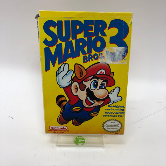 Super Mario Bros. 3 (Nintendo NES, 1988) w/ Original Box and Manual, No Inserts