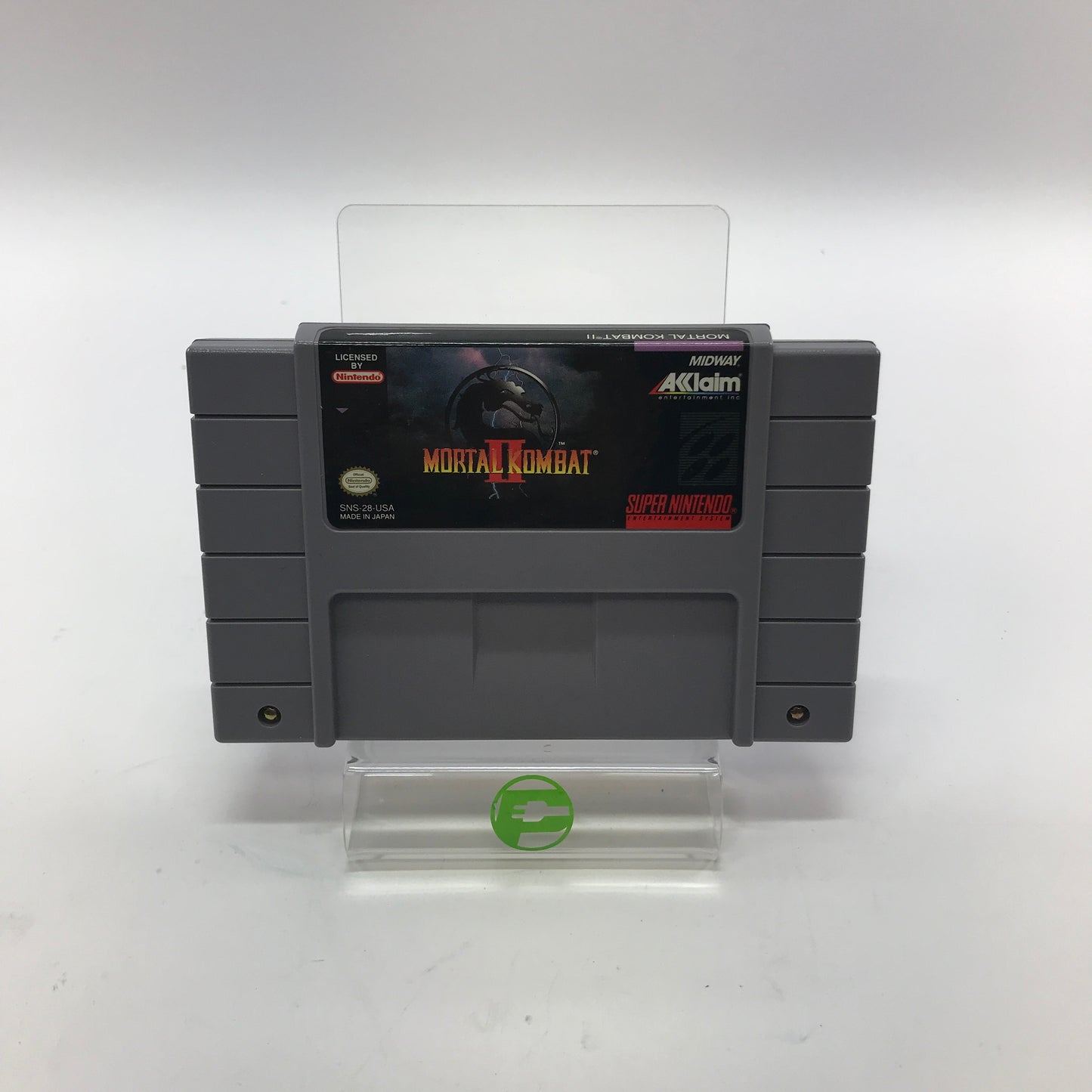 Mortal Kombat II (Super Nintendo SNES, 1994) Tested Works