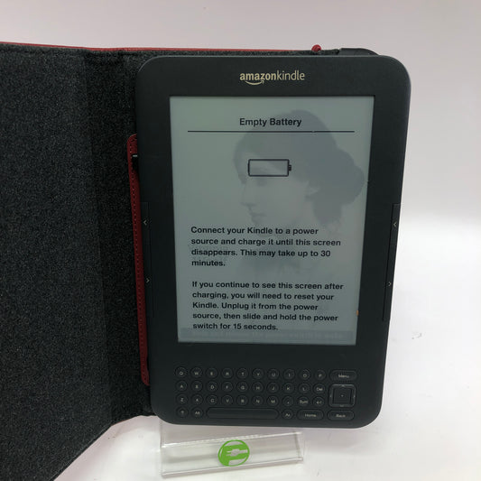 Broken Amazon Kindle Keyboard P00901 Will Not Charge Parts Only READ