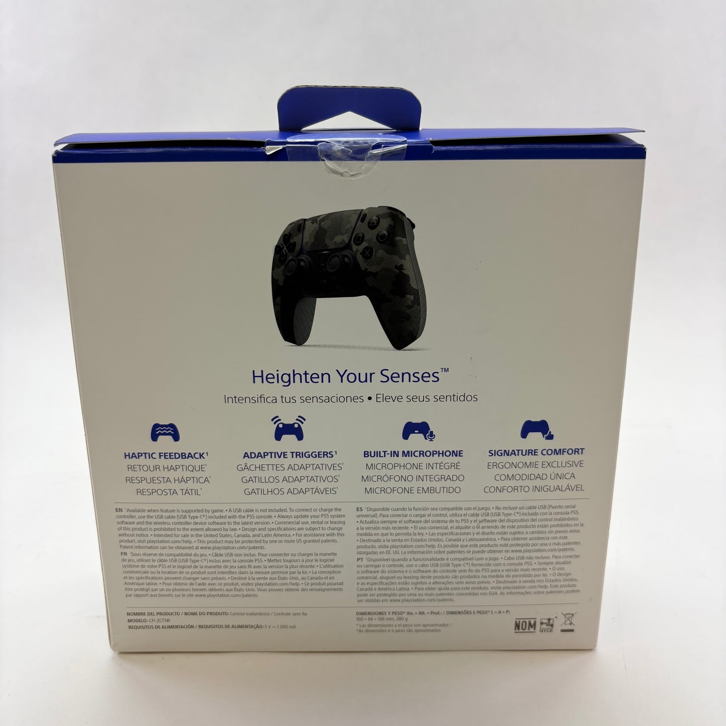 Sony PlayStation 5 PS5 DualSense Wireless Controller Gray Camo CFI-ZCT1W