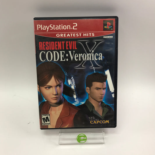 Resident Evil Code Veronica X [Greatest Hits] (Sony PlayStation 2 PS2, 2001) CIB