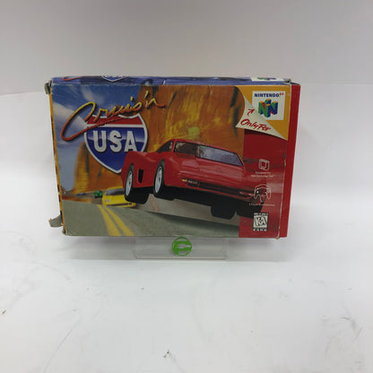 Cruis'n USA (Nintendo 64 N64, 1996) CIB w Poster