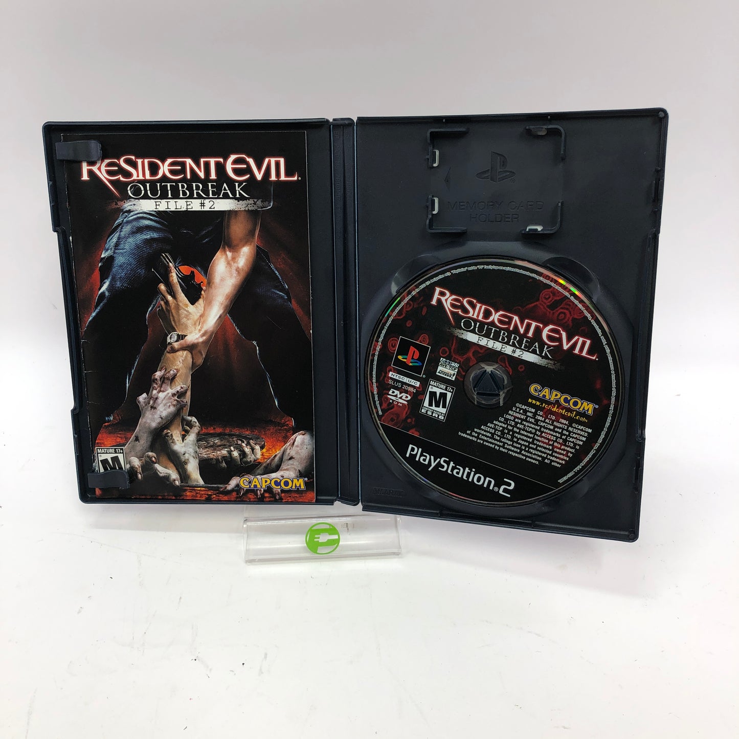 Resident Evil Outbreak File 2 (Sony PlayStation 2 PS2, 2005) CIB w Rebate Card