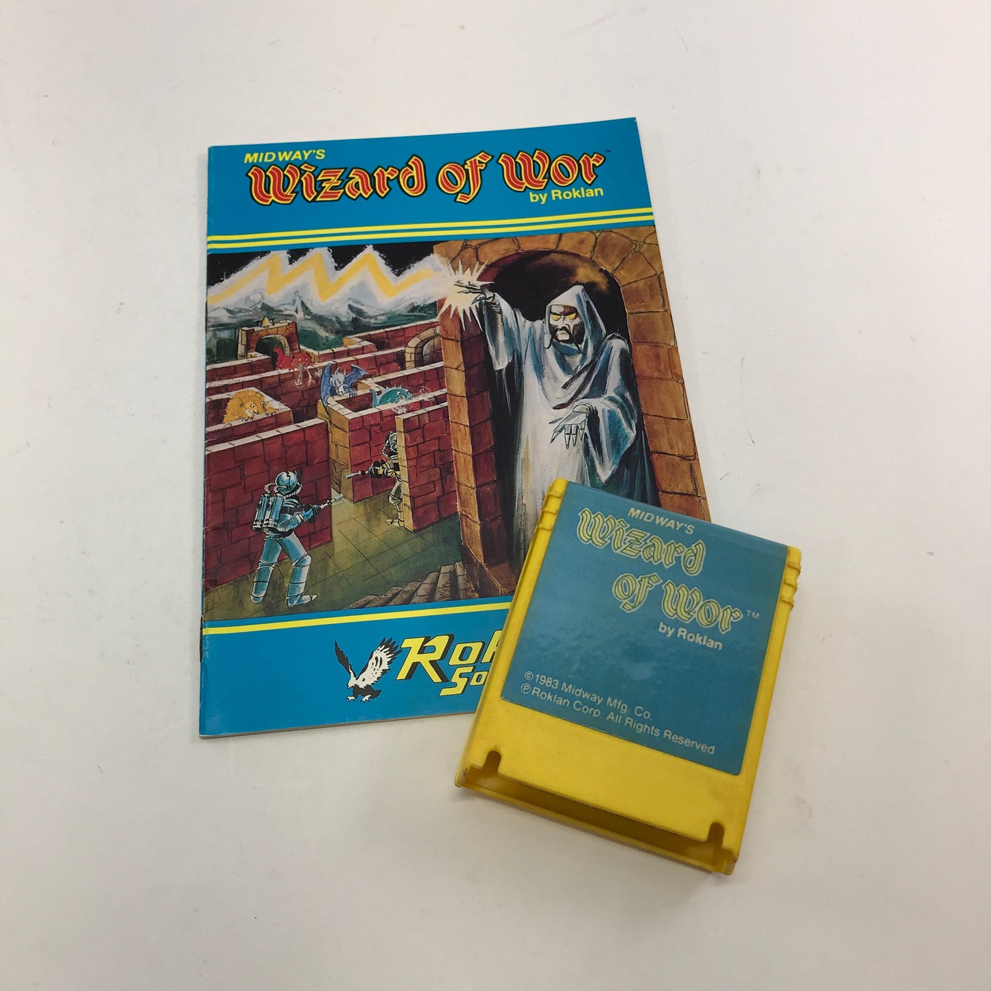 Wizard of Wor (Atari 400, 1980) Manual and Cartridge Only