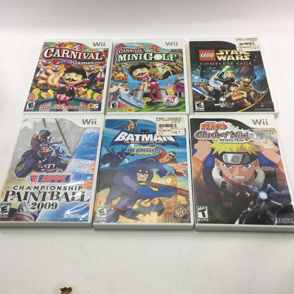 Lot of 55 Nintendo Wii Games [Mario Power Tennis, Donkey Kong, Just Dance, More]