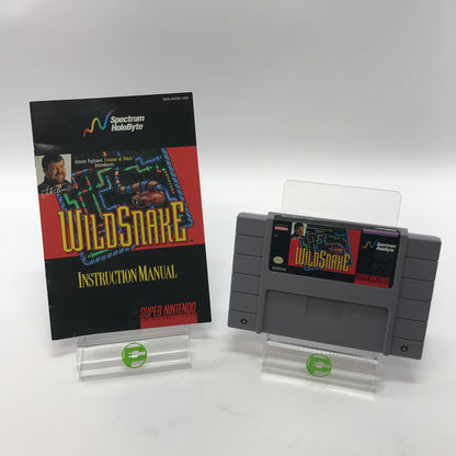 WildSnake (Super Nintendo SNES, 1994) Tested Works
