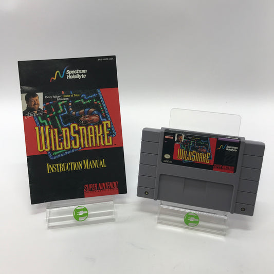 WildSnake (Super Nintendo SNES, 1994) Tested Works