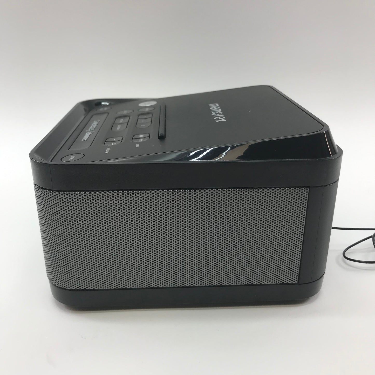 Memorex MC8431 Digital Alarm Clock - 2 USB-A Charging Ports
