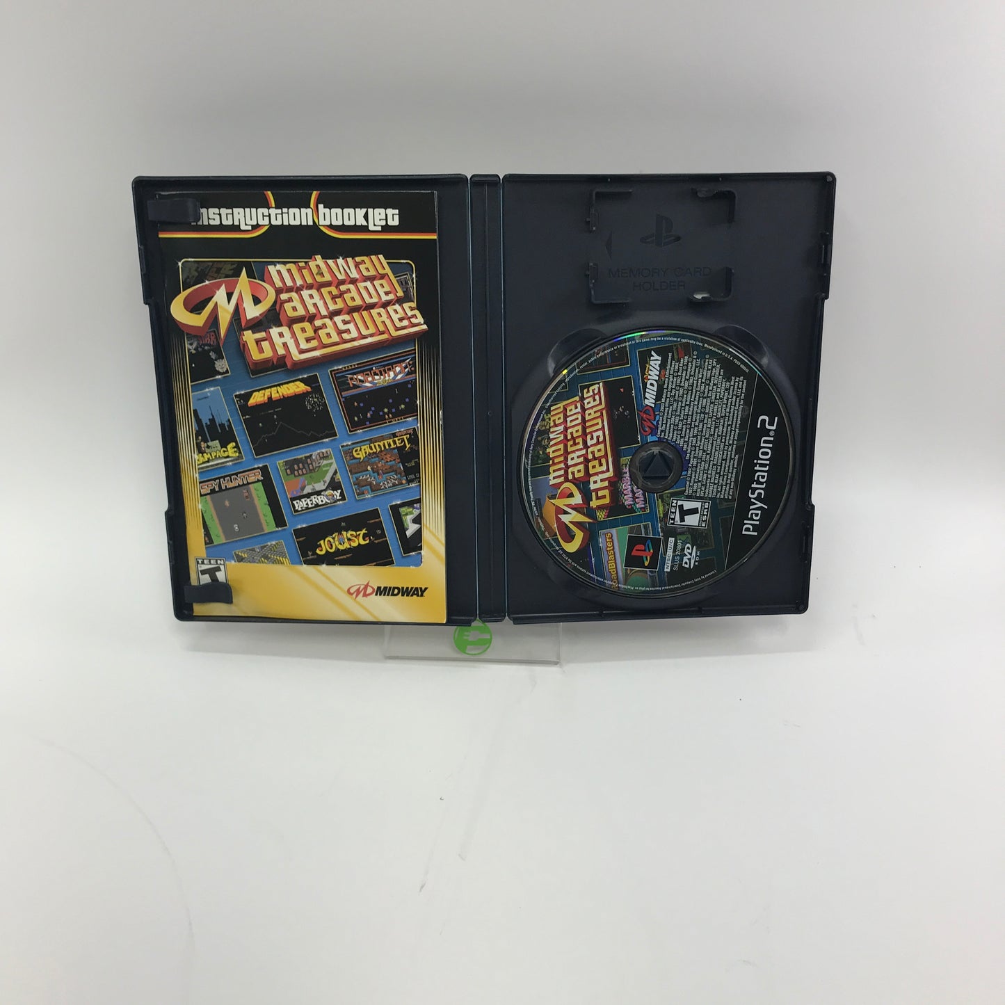 Midway Arcade Treasures (Sony PlayStation 2 PS2, 2003) CIB w Registration Card