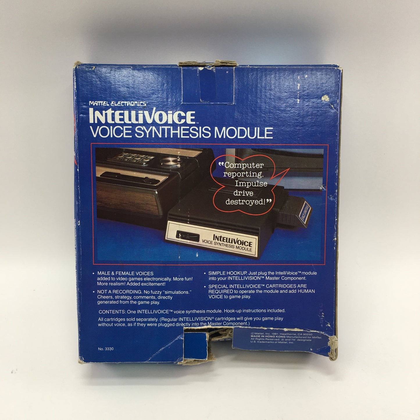 Intellivision Intellivoice Voice Synthesis Module w/ Original Box 