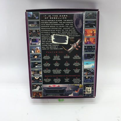 Star Wars: X-Wing [Big Box] (PC, 1993) Complete in Box w/ Manual, CIB