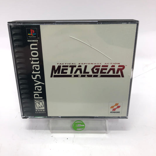 Metal Gear Solid (Sony PlayStation 1 PS1, 1998) w/ Original Case