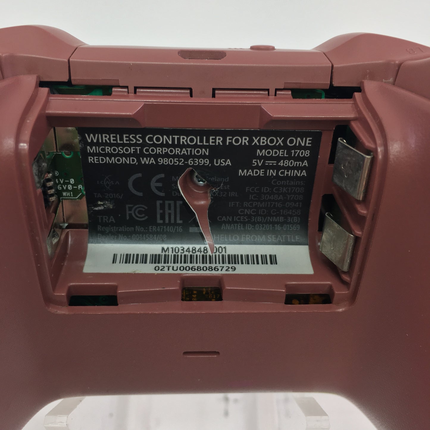 Microsoft Xbox One Wireless Controller Pink pig minecraft 1708 Minecraft Pig