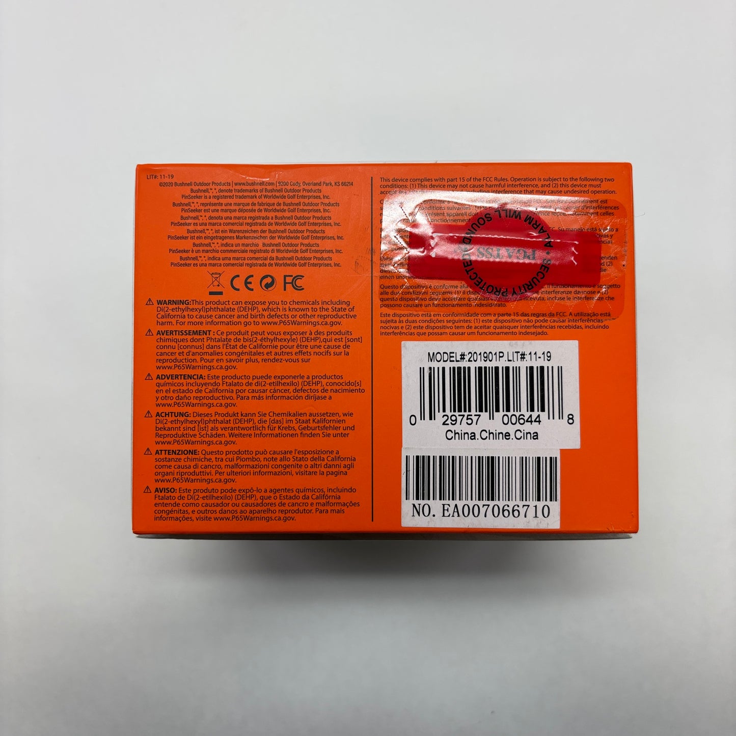 Bushnell Golf Patriot Pack Laser Rangefinder 201901P