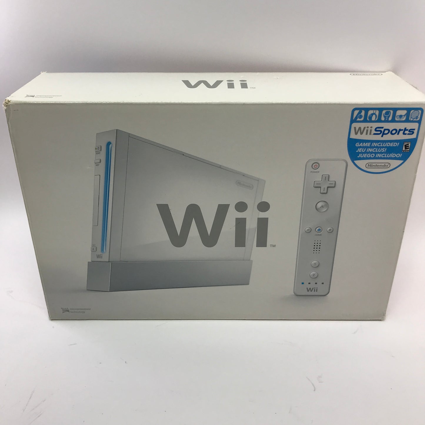 Nintendo Wii Video Game Console RVL-001 White w WiiSports Game CIB