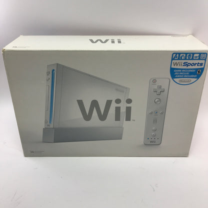 Nintendo Wii Video Game Console RVL-001 White w WiiSports Game CIB